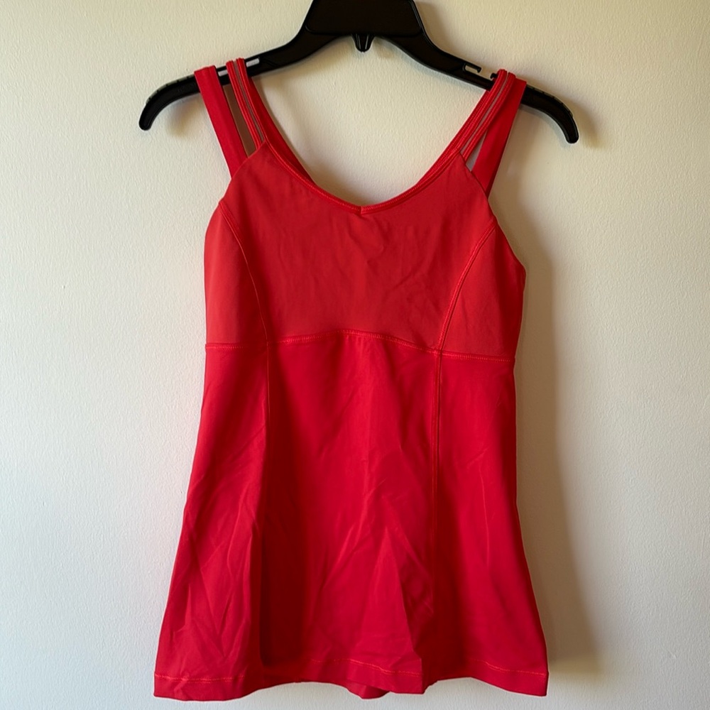 Lululemon Tank Top Size 8 - Strappy Red Lululemon tank top
